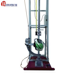 Helmet penetration resistance testing machine