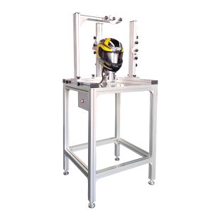 Helmet tracing testing machine